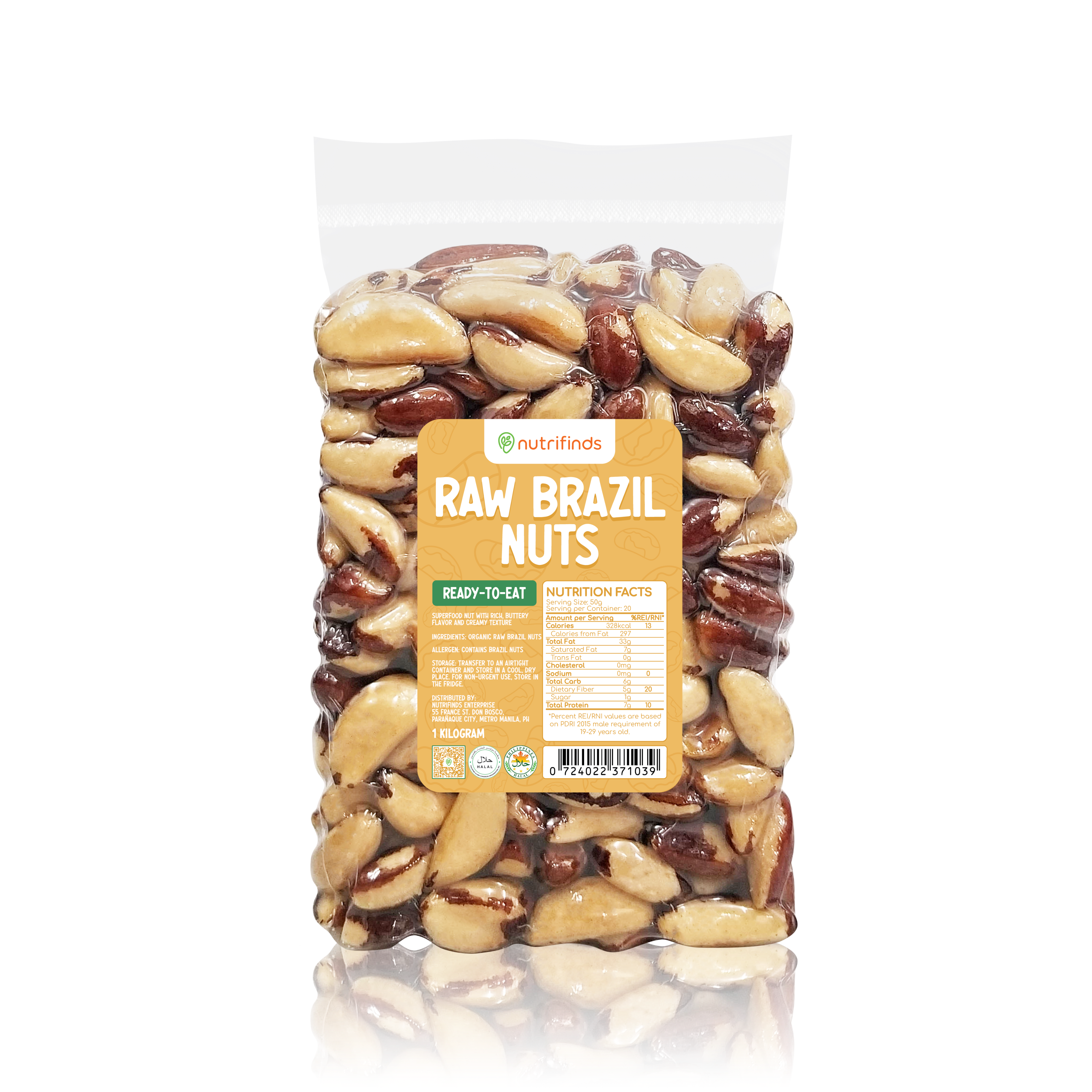 Raw Brazil Nuts pack